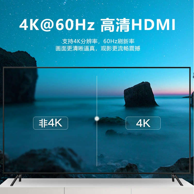 Переходник Type-C на HDMI женский, адаптер для ноутбука/мобильного телефона, экранное видео 4K60ГГц, конвертер USB-C