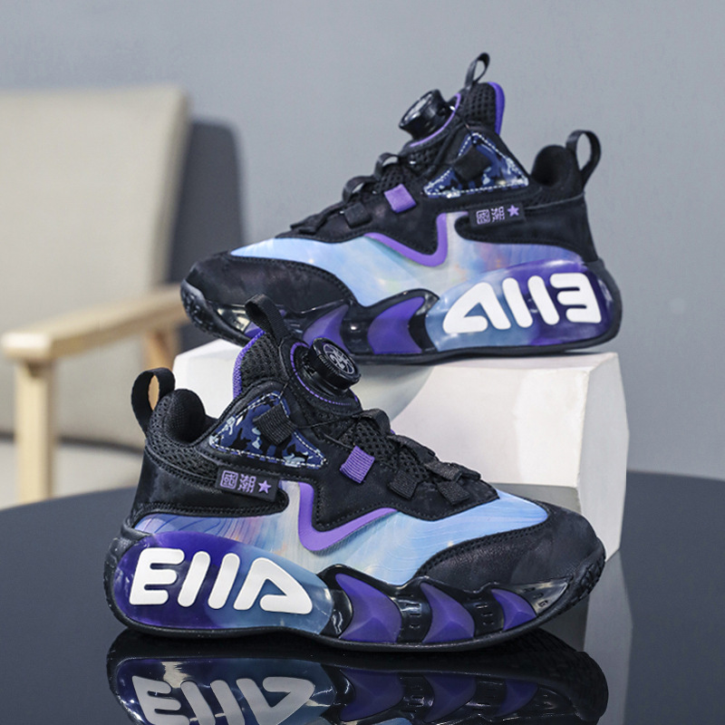 815-Black Purple-Leather