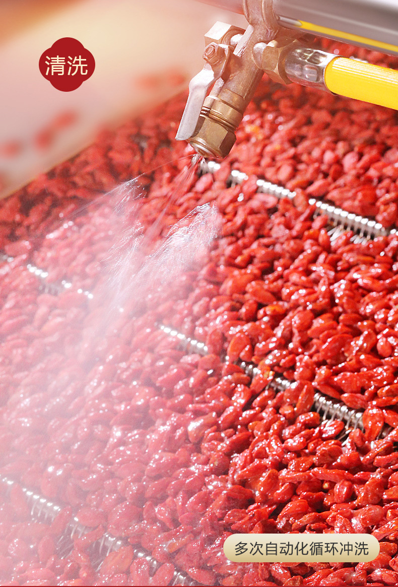 Ning'anbao Premium Ready-to-Eat Goji Berries 300g Ningxia Wolfberry Independent Sachets key features