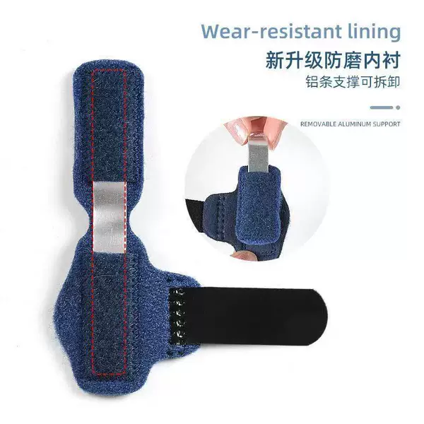 Cross-Border Finger Fixation Band, Toe Inward Support Band, Thumb Bending and Stretching Band, Aluminum Plate Finger Protector Corrector
