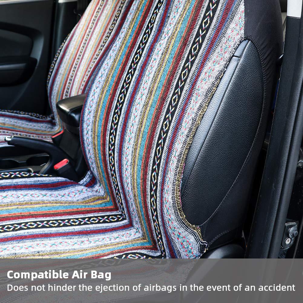 Foreign Trade Popular Ethnic Cloth Car Seat Cover Cross-Border Best-Selling Model Universal Type Suitable for Five-Seater Models