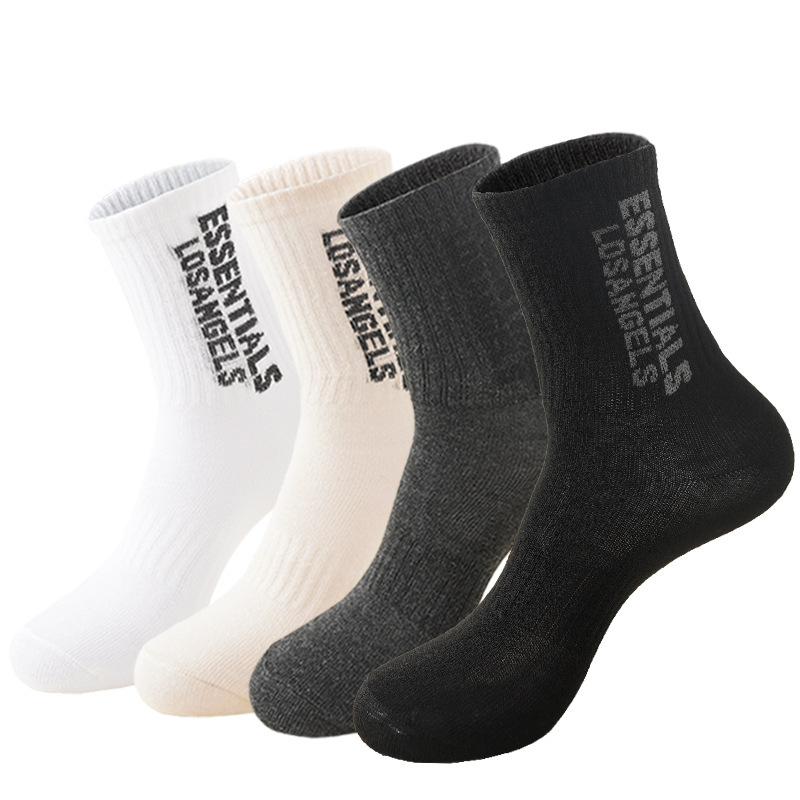 Socks Cross-Border Amazon Temu Xiyin Export Running Socks Sports Socks Shopee Independent Station Mid-Calf Socks for Men