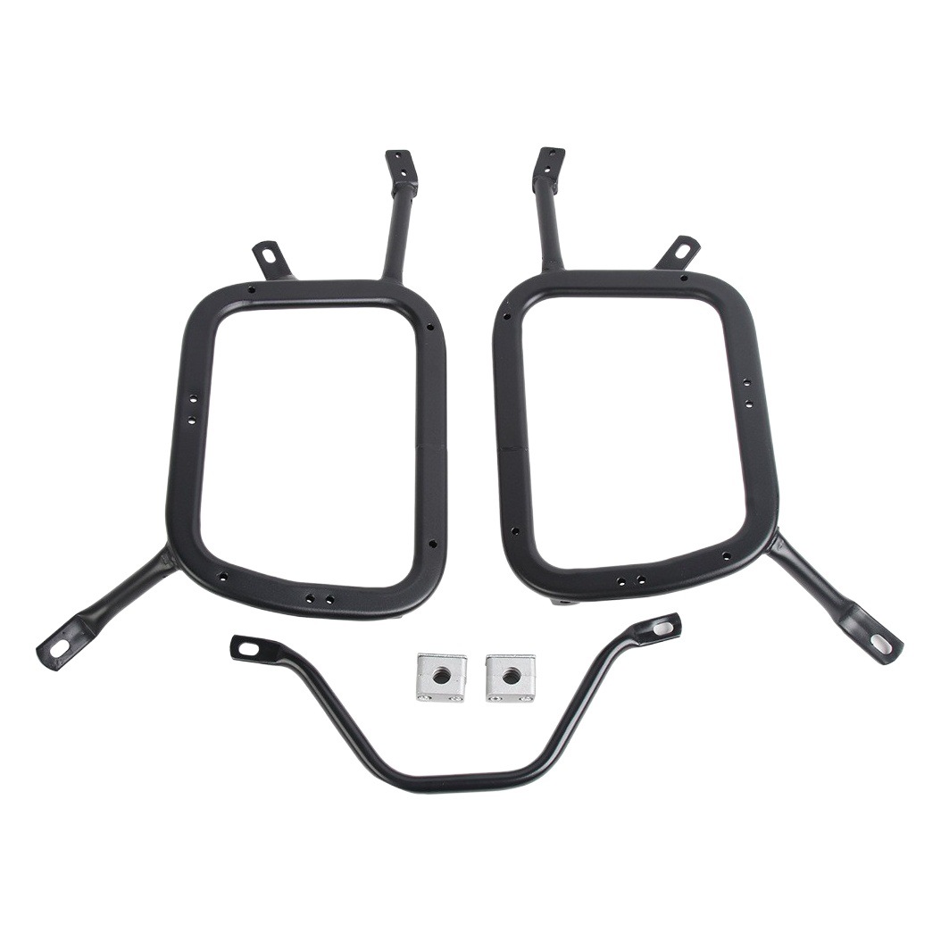 Adecuado para Kawasaki versys650 Monster 650 caja lateral de acero al carbono soporte de aleación de aluminio caja lateral soporte