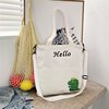 Capacious study bag for elementary school students, one-shoulder bag, bag strap, small bag, cute dinosaur, 2021 years