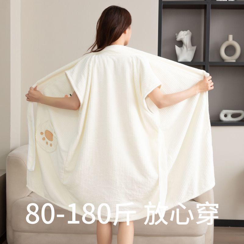 X5L Bath Towel Bathrobe Wearable 2025 New Water-Absorbent Quick-Drying Adult Home Ladies All-In-One Bath Skirt Category a X5L Bath Towel Bathrobe Wearable 2025 New Water-Absorbent Quick-Drying Adult Home Ladies All-In-One Bath Skirt Category a