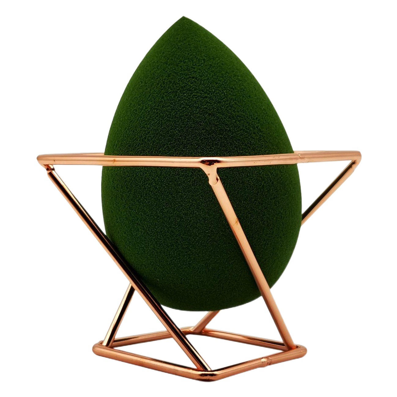 Nueva magia creativa tridimensional polvo de hierro puff estante de almacenamiento de soplo de polvo de algodón maquillaje estante de huevo de belleza