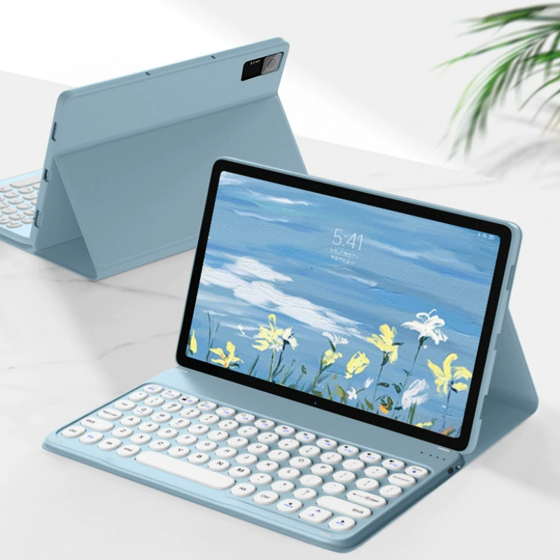Чехол-клавиатура Bluetooth для RedmiPad SE11, кожаный чехол с клавиатурой для Xiaomi 6/7 Pro, круглая кнопка, для Redmi Pad2 2025