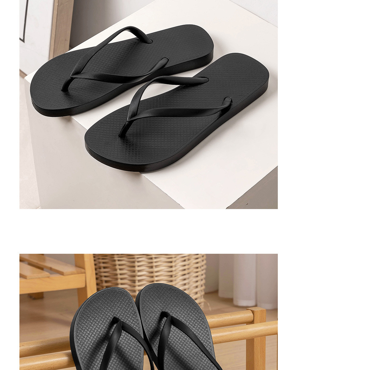 Women Comfortable Minimalist Flip-flops Non-slip Beach Sandals_voghion.com