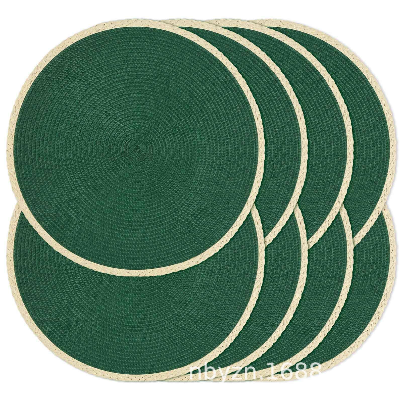 PP tapete de mesa con aislamiento térmico, tapete de mesa, restaurante occidental, estilo europeo, simple, natural, actividades de festivales al aire libre, lote mixto al por mayor image 11