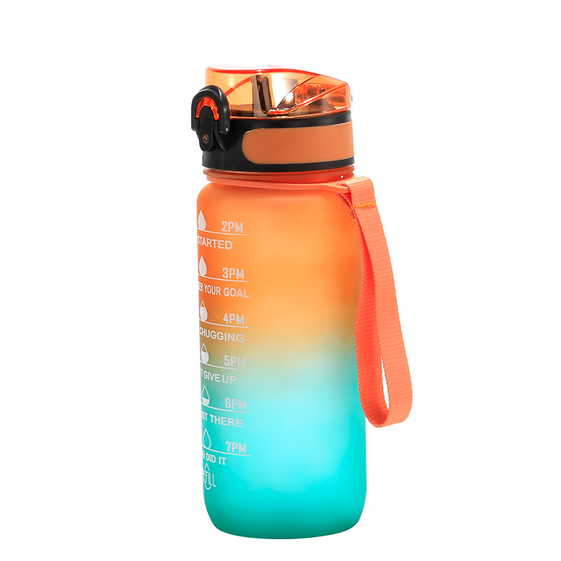 TRITAN taza de agua para niños de gran capacidad hervidor de agua resistente a caídas degradado de gran apariencia para mujeres de verano taza de bebida directa de fitness deportivo