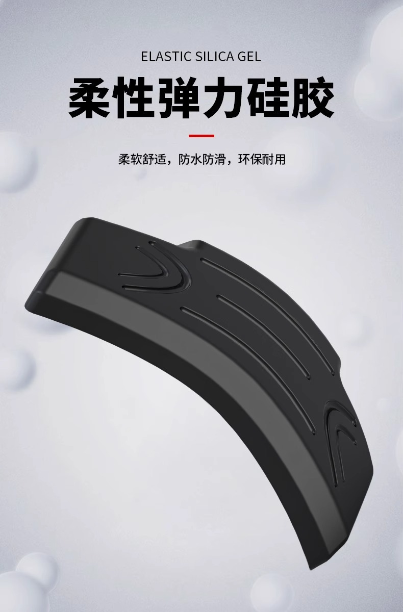 Motorcycle trunk, electric vehicle trunk universal model backrest, waterproof, non-slip, high-fit silicone cushion