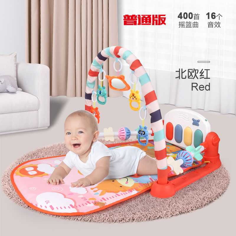 Sudeste asiático bebé juguete pedal piano fitness rack manta dispositivo inteligencia bebé recién nacido tres meses bebé pedal piano