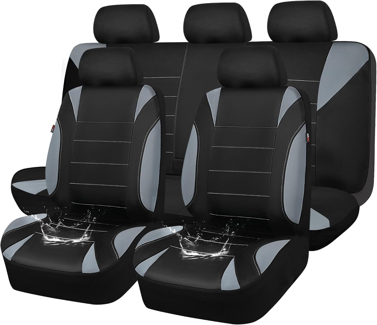 Pu Single-Line Crescent Leather Style Universal Car Seat Cushion Cover Amazon Temu Car Seat Cover