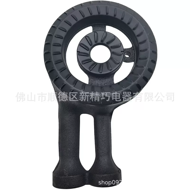 台式燃气灶炉具配件铸铁猛火灶炉头120炉头一体连体分火盖芯