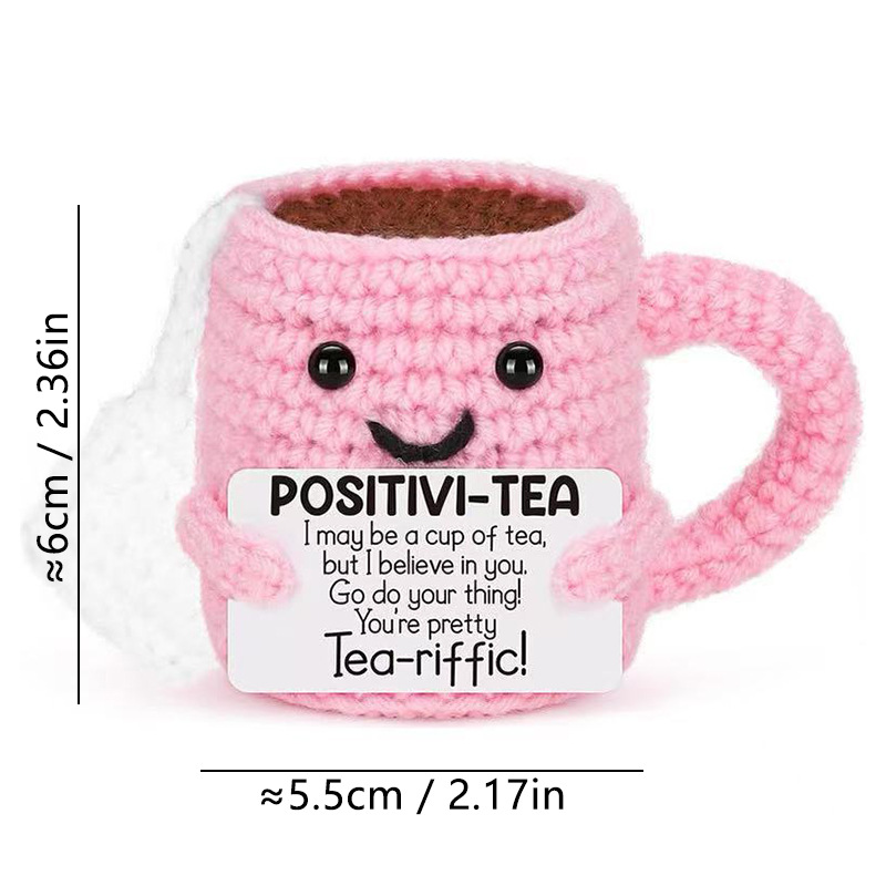 Muñeco Tejido a Mano de Felpa Decorativo para Escritorio y Regalo image 21