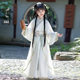 Children's Warring States Robe 2025 New Style Girls' Hanfu Suit Elegant Little Girl's Ancient Dress Girls' suit Guofeng Performance Dress