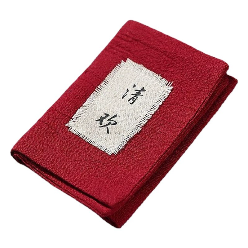 Оптовая впитывающая скатерть кухонное полотенце Национальный стиль чайная церемония хлопок белье ретро чайный столик Клык китайское полотенце ткань фабрика чистая