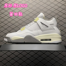 正品莆田鞋纯原AJ4牛皮休闲运动篮球鞋男式女式秋冬新款男鞋女鞋