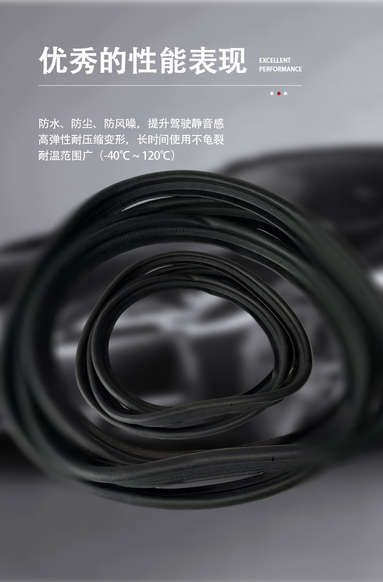 64461-06100 Is Suitable for Toyota 06 Camry Trunk Seal Guangzhou Auto Parts Factory Direct Sales