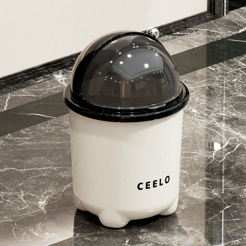 Household and Commercial Flip-Top Sealed Trash Can, Large-Capacity Indoor Storage Bin with Lid, Office Sanitation Bin Household and Commercial Flip-Top Sealed Trash Can, Large-Capacity Indoor Storage Bin with Lid, Office Sanitation Bin