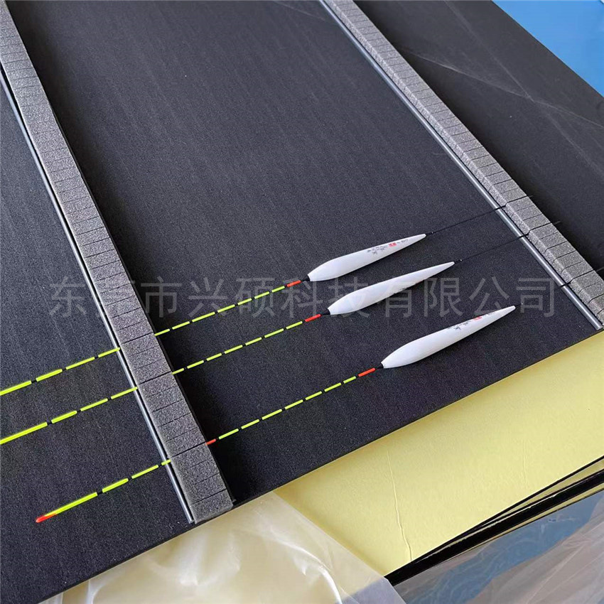 鱼漂展示柜卡位海绵垫 成型背胶海绵垫EVA软质泡沫防护垫供应