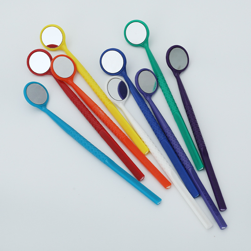 口腔鏡子牙醫工具 一次性反光鏡牙科檢查內窺鏡牙科鏡子批發