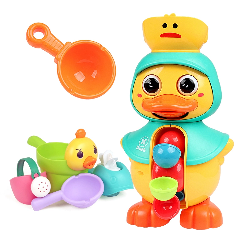 Вращающаяся игрушка для игры в воде для мальчиков и девочек, утка
