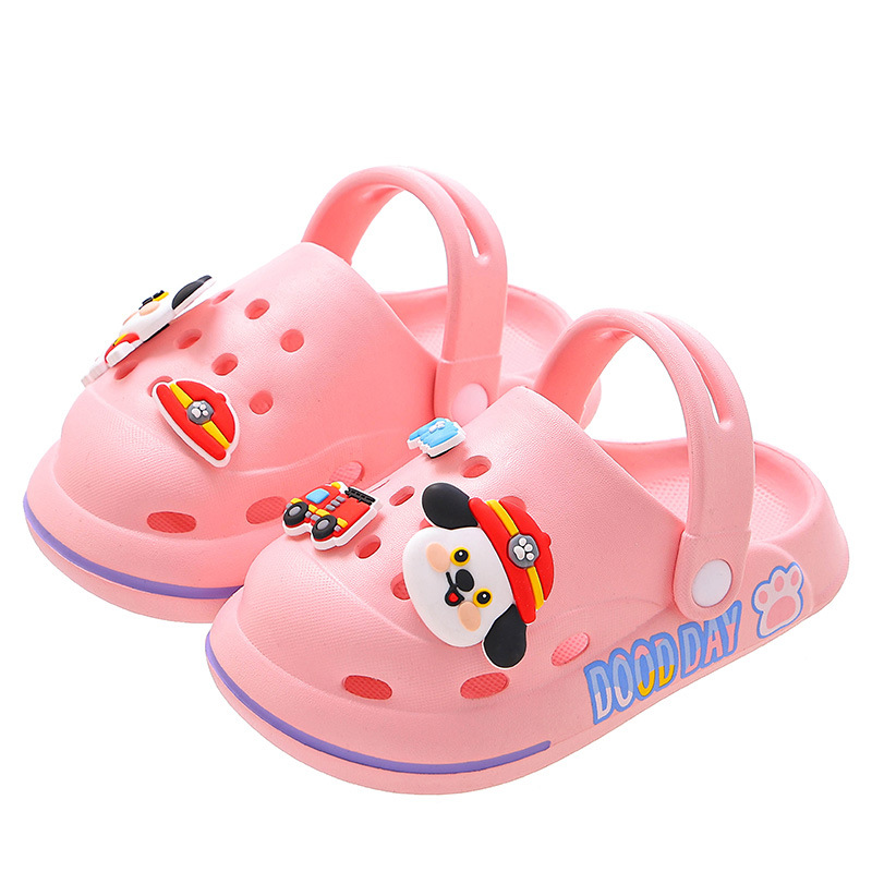 2024 verano EVA slip-on zapatillas para niños y niñas de dibujos animados infantil agujero zapatos zapatillas para niños