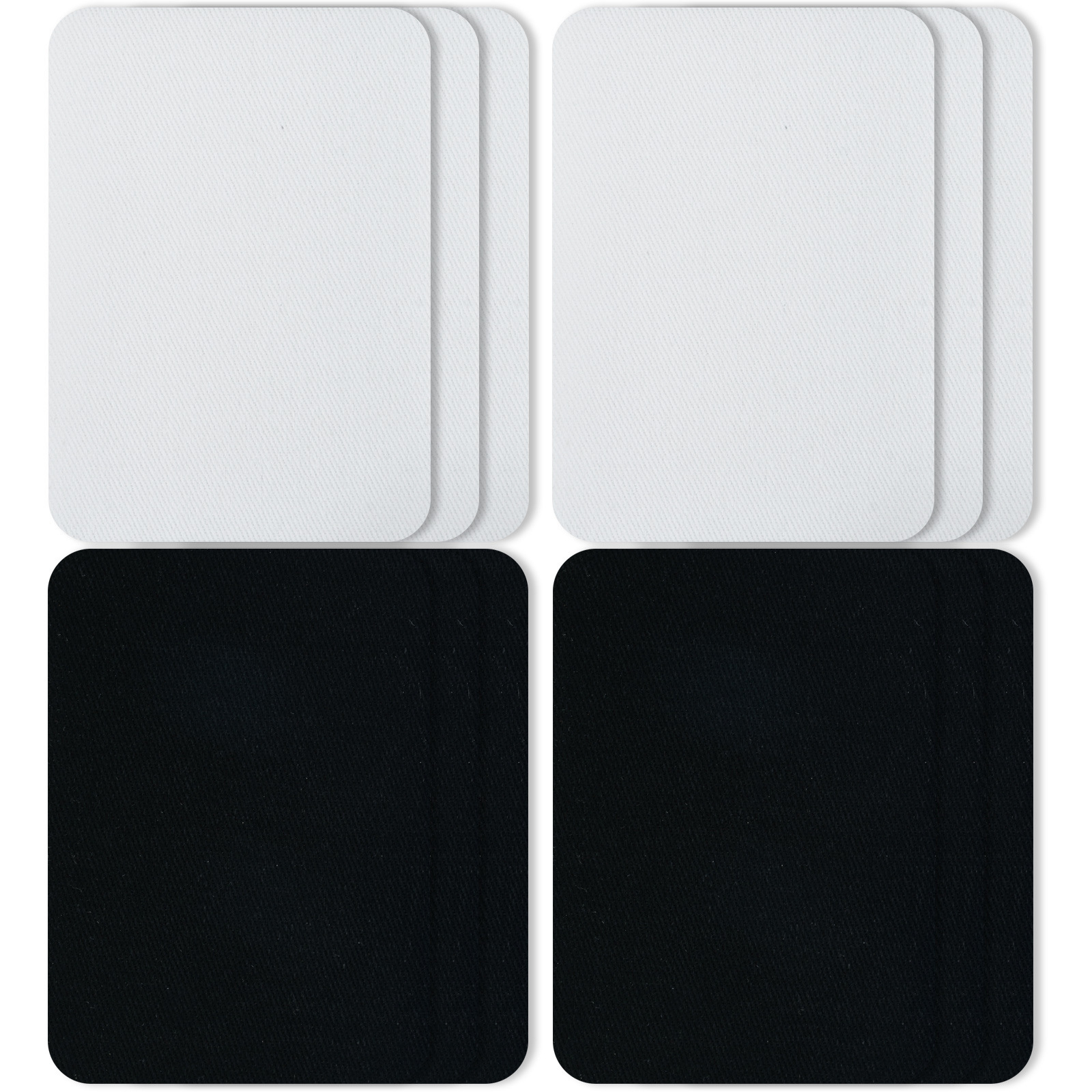 Parche de tela de algodón al por mayor parche de manga cuadrado parche de mezclilla camisa de suéter adhesivo de alta calidad parche de codo parche de rodilla