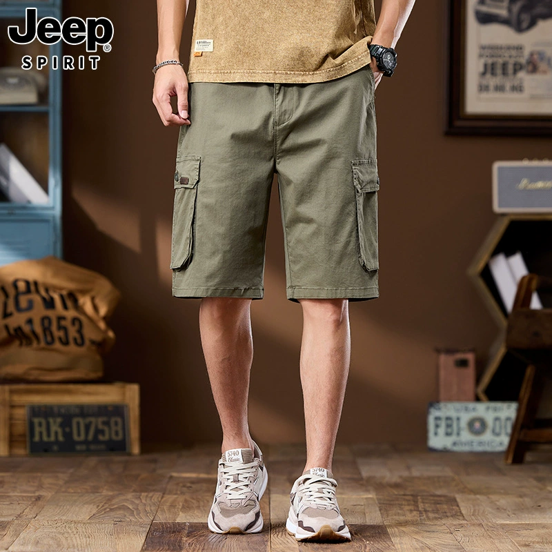 Breathable shorts for leisure, trousers, loose straight fit, plus size