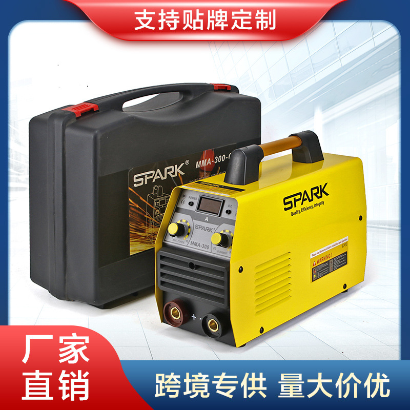 跨境搜SPARK电焊机MMA-300便捷式家用 220V直流全铜手工焊电焊机