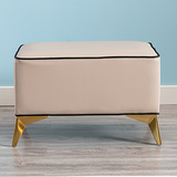 Диван-табурет по индивидуальному заказу, легкий роскошный табурет для пеленания обуви, табурет для ношения обуви, табурет у двери, низкий табурет для дома, маленький табурет для гостиной, кожаный художественный светильник в роскошном стиле