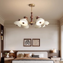 中古风客厅灯美式灯具复古大厅主灯2025新款护眼家用个性创意吊灯