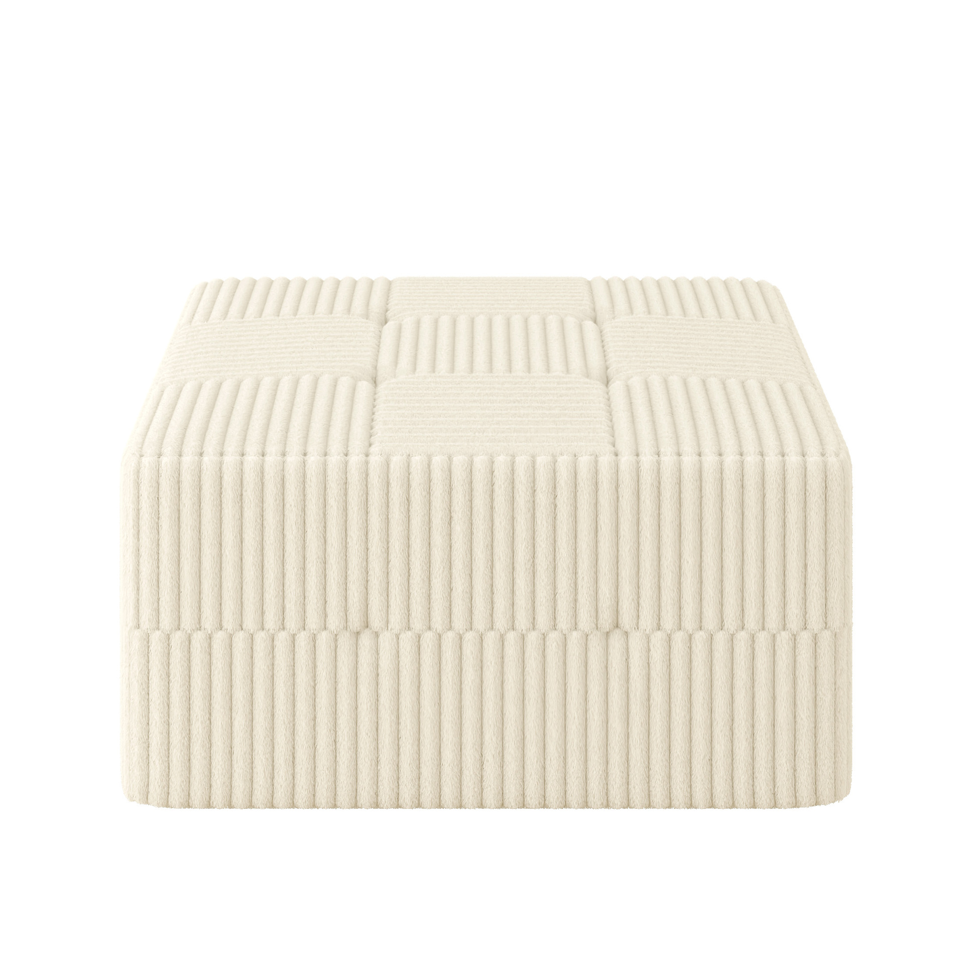 Sofá de compresión al vacío simple módulo nórdico sofá de tela de bloques de tofu sofá combinado