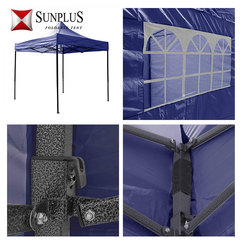 Outdoor Advertising Tent 3*3 Manufacturers Wholesale Can Print Logo Large Folding Exhibition Hall Tent Four Corners Waterproof Wholesale 