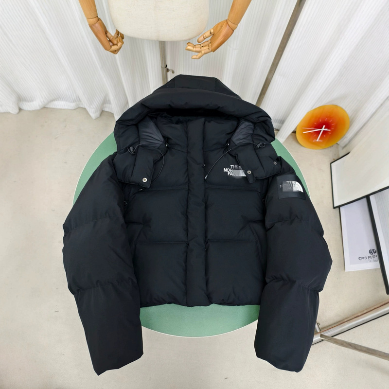 The North Face KR Korean Limited Edition Two-in-One Short Down Jacket with Detachable Sleeves for Women