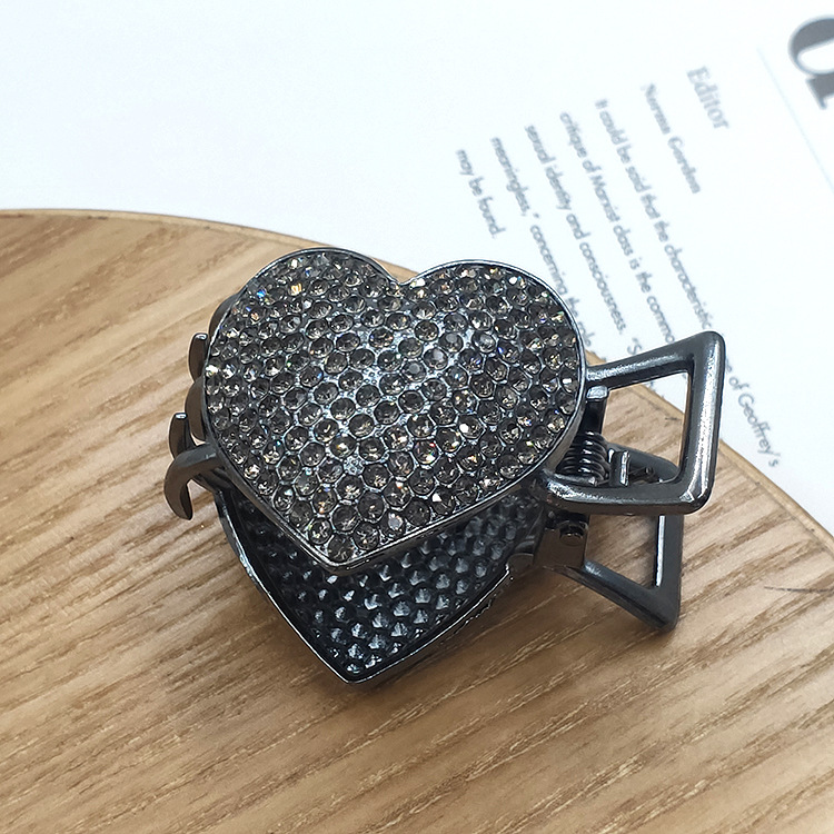 사랑 합금 말꼬리 클립 [블랙]