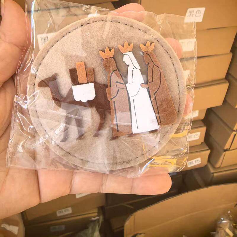 跨境新款毛毡工艺品挂件节日装饰礼品挂饰|undefined