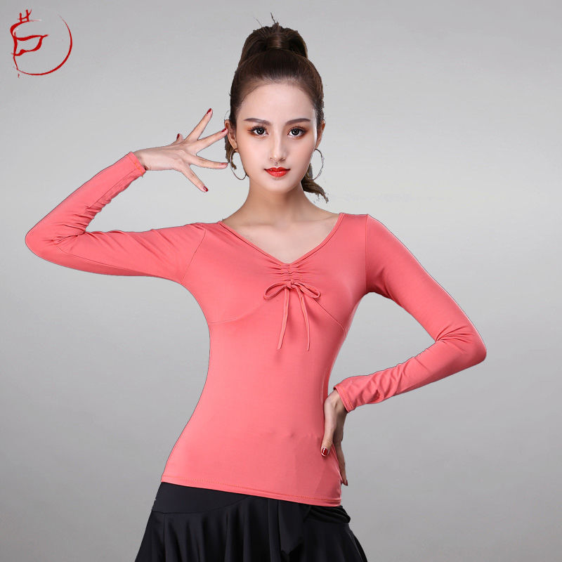 Vesta de baile latino, falda de busto para mujeres, nueva chaqueta de baile, práctica de danza profesional, fábrica de servicios comerciales