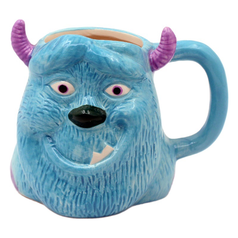 Taza de cerámica de monstruo famosa en internet, estilo europeo y americano, taza de monstruo de ojos grandes, éxito de ventas transfronterizo.