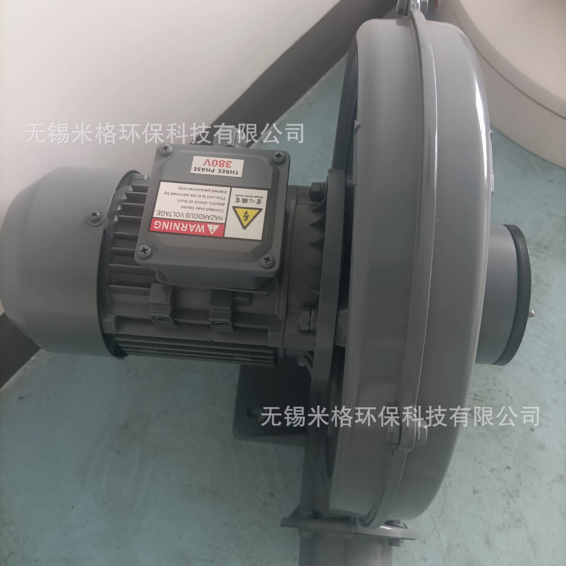 中压风机吸木工吸抽粉尘气烟离心鼓风机220v380压铸铝厚壳铝叶轮