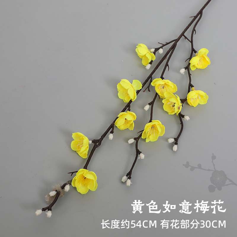 황색 여의 매화