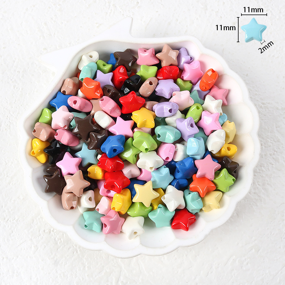 38# five-pointed star beads