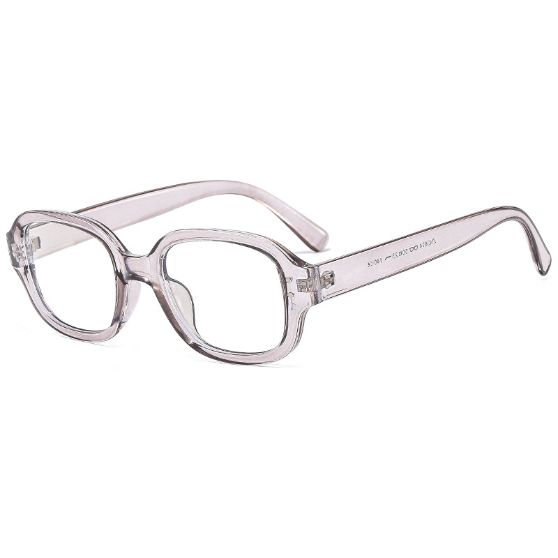 Estilo coreano ins gafas de marco plano rectangular gafas de vino rojo gafas de mujer cara redonda gafas de miopía de luz anti-azul gafas de hombre de moda marco