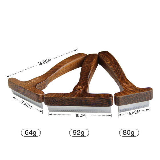 Pet knot comb solid wood antique hair removal cat comb beauty cleaning hair removal comb dog comb pet supplies