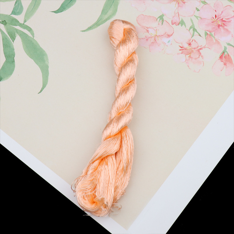 绒花缠花DIY手工制作材料无捻蚕丝线汉服配批发|undefined
