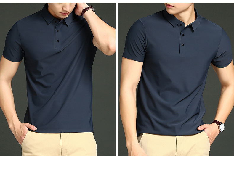 Ice Silk Polo Shirt