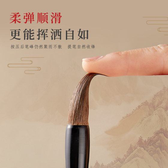 Liu Pin Tang Brush Wolf Hao Beginners Children's Cursive Writing Primary School Students Brush Chinese Painting Chinese Painting Practice Four Treasures of the Study
