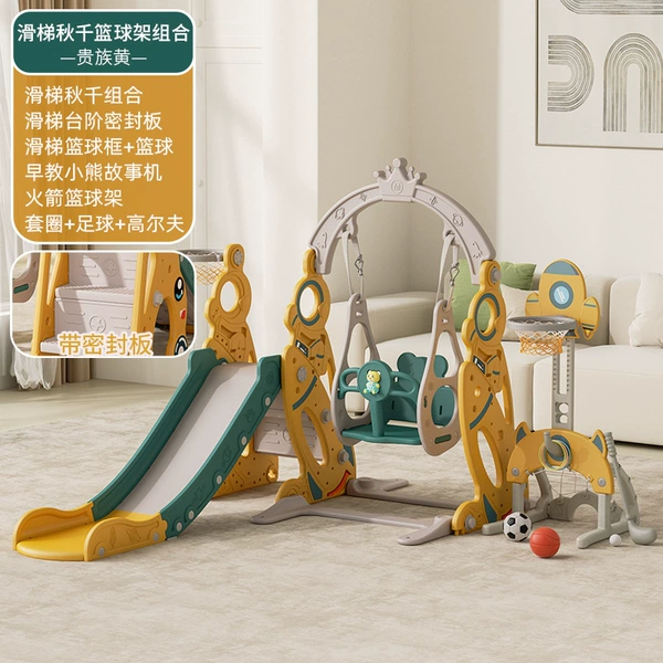 Astronaut, slide, swings