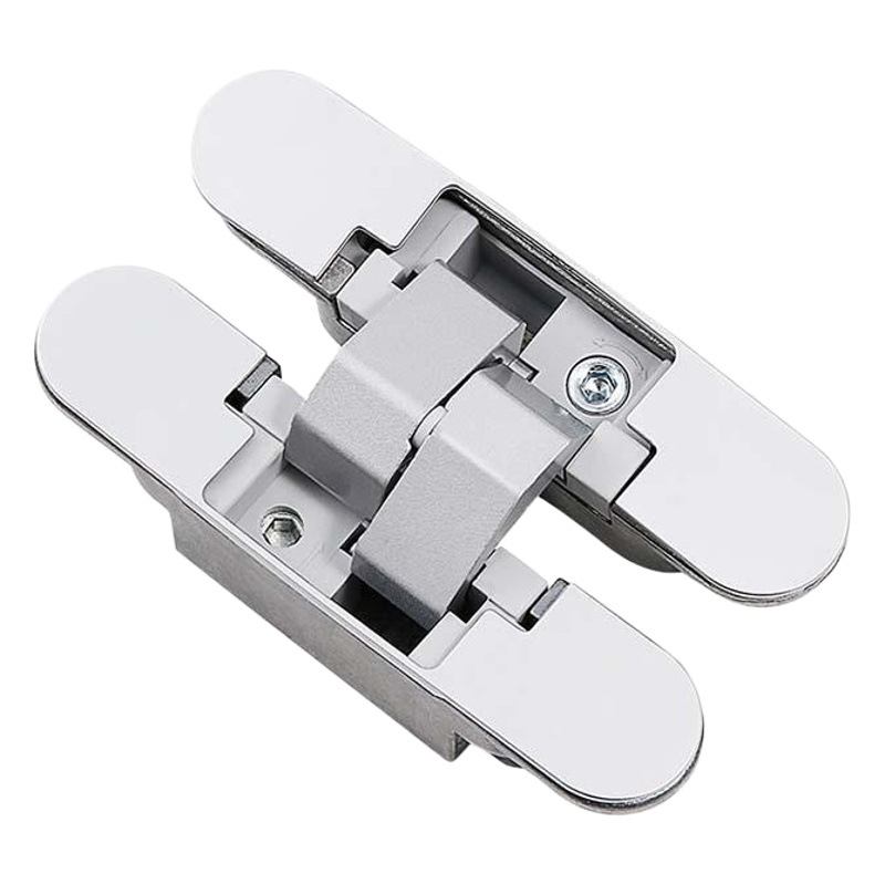 Bisagra de puerta invisible puerta oscura puerta de madera hogar oculto plegable 180 grados exterior abierto tridimensional ajustable bisagra oscura